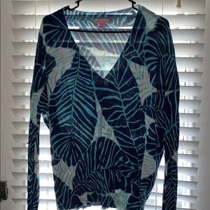 Lilly Pulitzer V-Neck Sweater, Size Medium